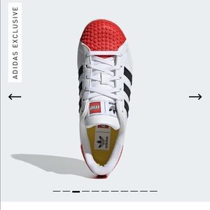 BNWT Youth Adidas Superstar X Lego Shoes. Youth Size 7